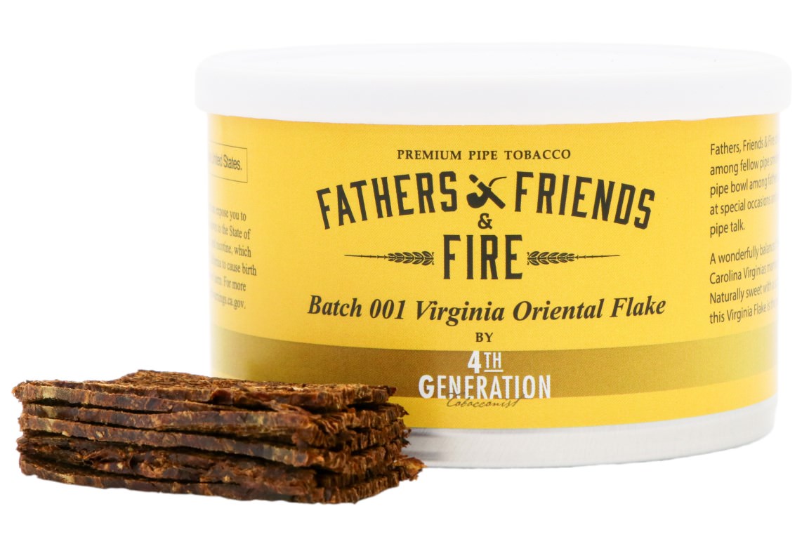 4th Generation Fathers, Friends & Fire Batch 001 Virginia Oriental Pipe Tobacco