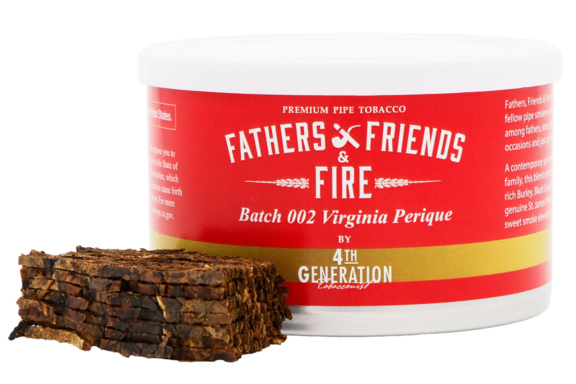 4th Generation Fathers, Friends & Fire Batch 002 Virginia Perique Pipe Tobacco