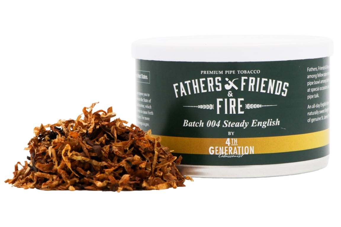 4th Generation Fathers, Friends & Fire Batch 004 Steady English Pipe Tobacco