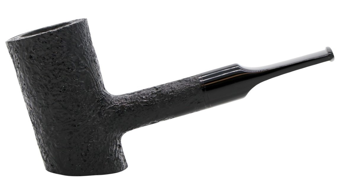 BriarWorks Classic Series Black Sandblast Poker Tobacco Pipe