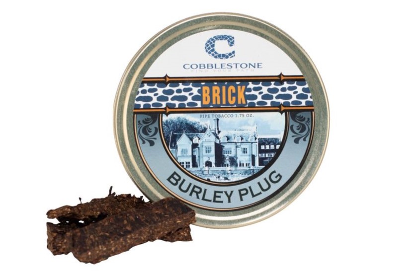 Cobblestone Brick Burley Plug Pipe Tobacco
