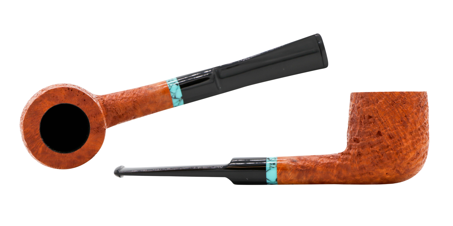 Glacier by Reum Sandblast Billiard tobacco pipe