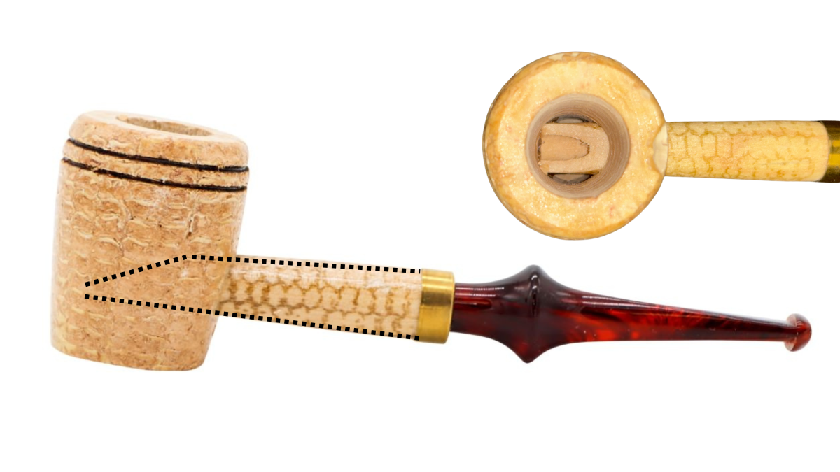 Internal shank - Missouri Meerschaum Kingston Judge