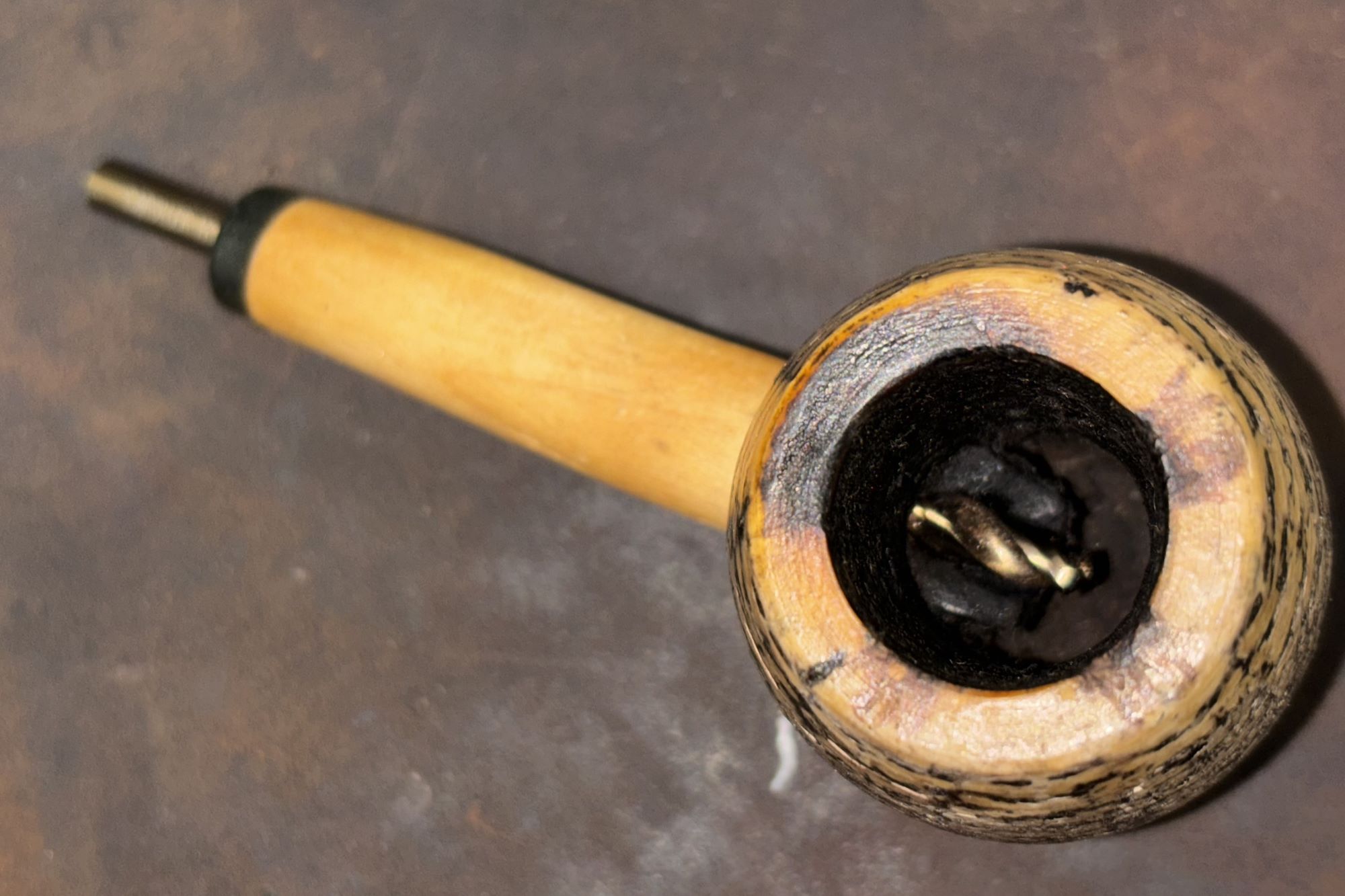 Reaming tobacco pipe shank