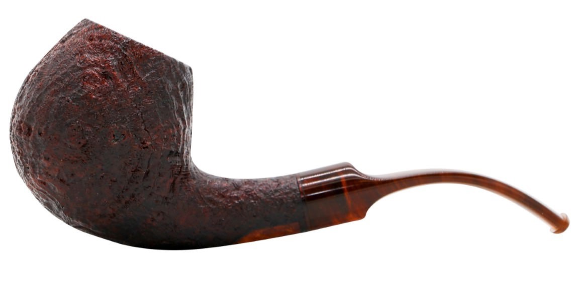 BriarWorks Classic Series Sandblast Bent Apple Tobacco Pipe