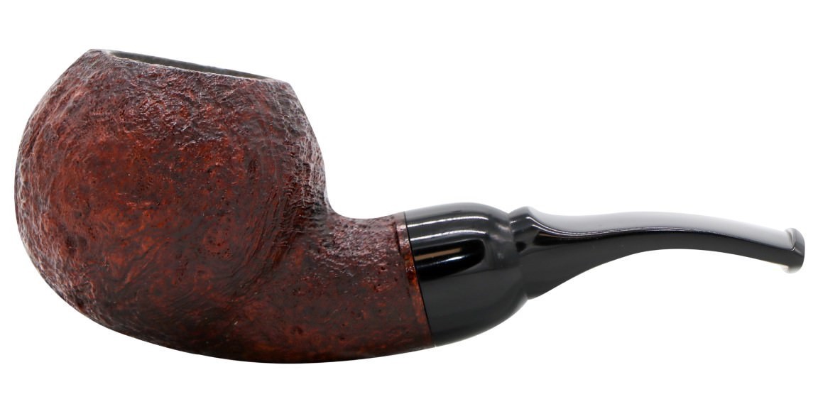 BriarWorks Original Stubby Sandblast Bent Apple Tobacco Pipe